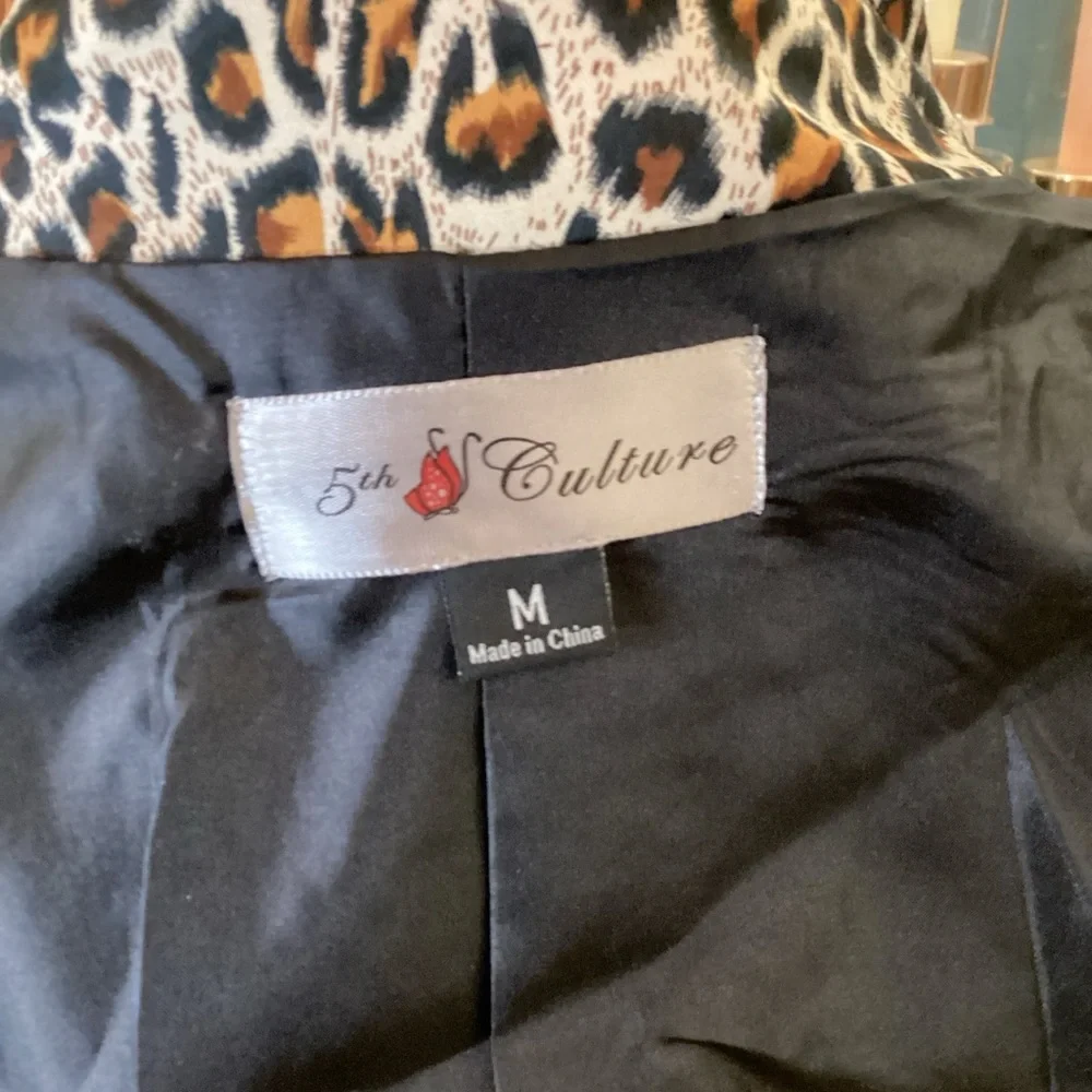 5th‎ Culture Leopard Print PeaCoat